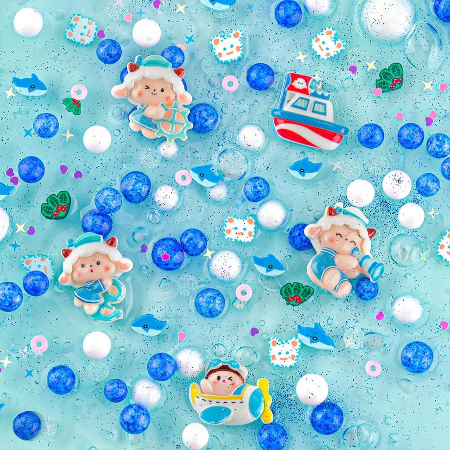 Activity-board  Clear Slime Kit aged 8 packs of Slime Add-Ins 