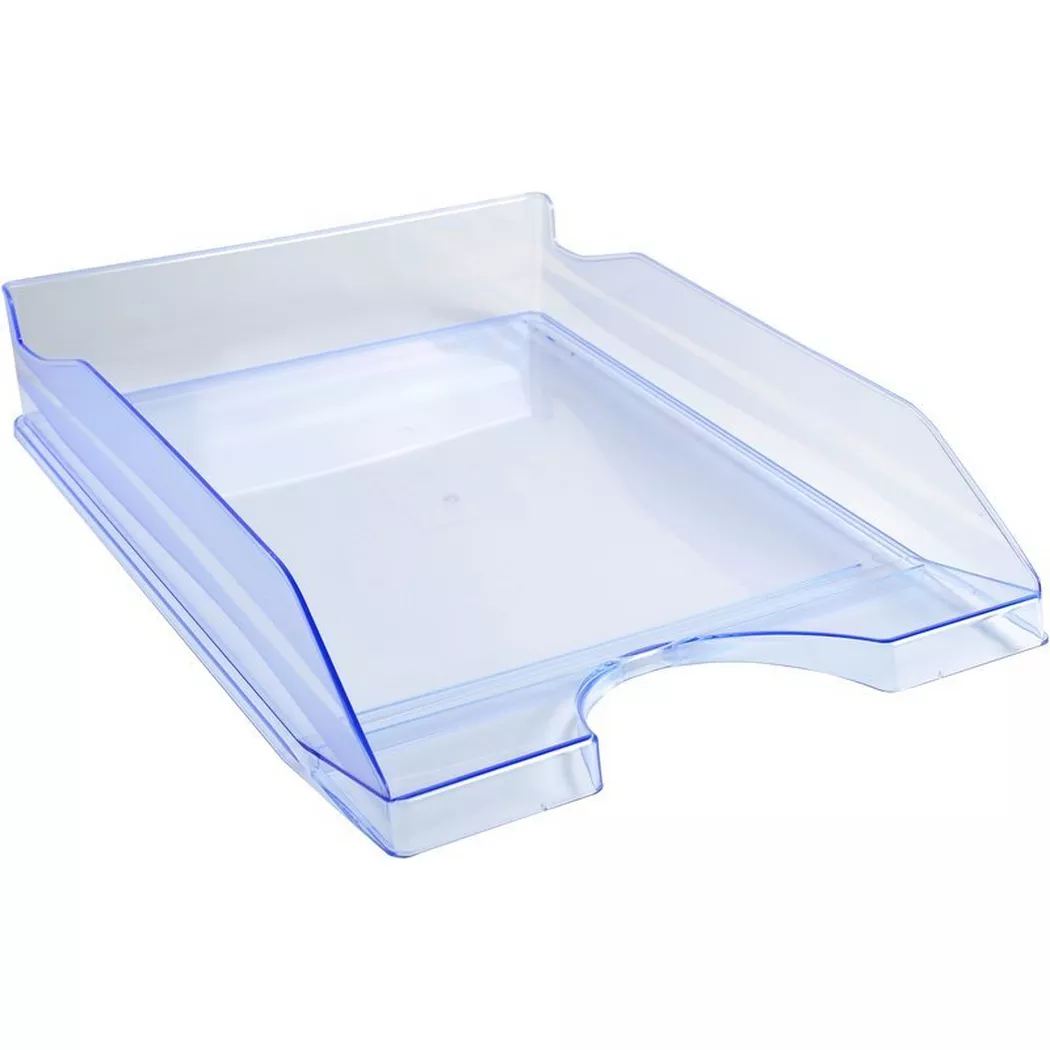 Exacompta Linicolor Eco Letter Tray Pack of 10, Ice Blue