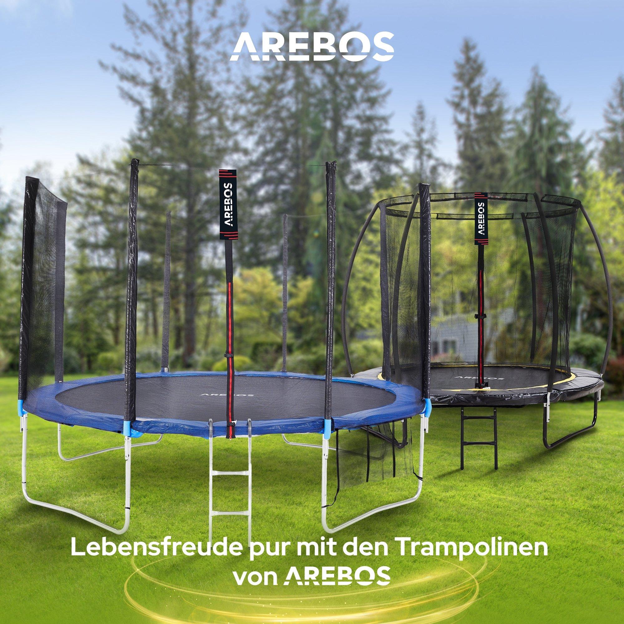 Arebos  Trampolin Netz für 8 Stangen 