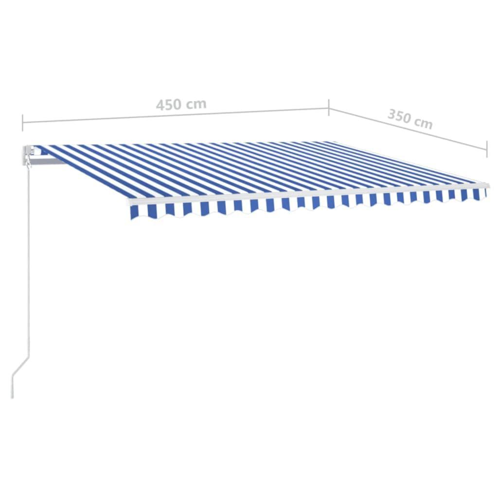 VidaXL Auvent rétractable aluminium  