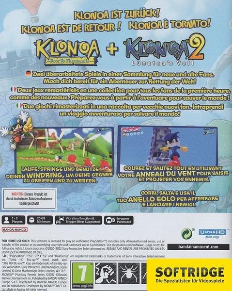 BANDAI NAMCO  Klonoa: Phantasy Reviere Series 