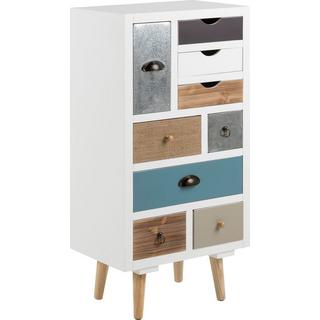 mutoni Commode haute Engadin multicolore 48x32x98  