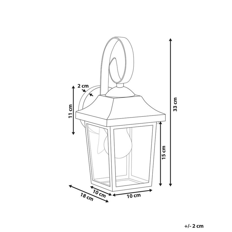 Beliani Applique a per esterni en Ferro Classico TANGON  