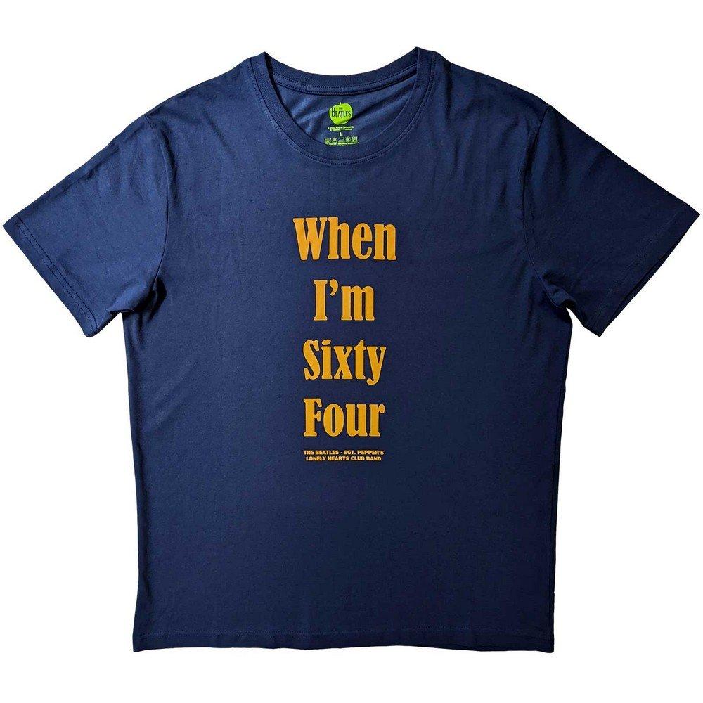 Image of When I'm Sixty Four Tshirt Damen Blau M