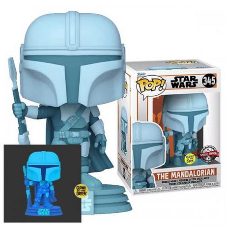 Funko  Funko Pop ! SW Mandalorian : The Mandalorian GITD (345) EXM 