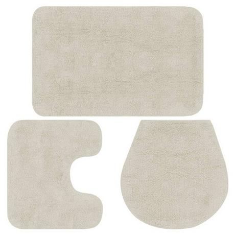 VidaXL Tapis de bain tissu  