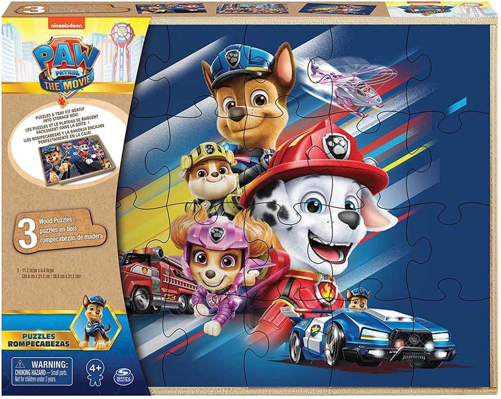 Spin Master  PAW Patrol - Houten Puzzels, 3st. 