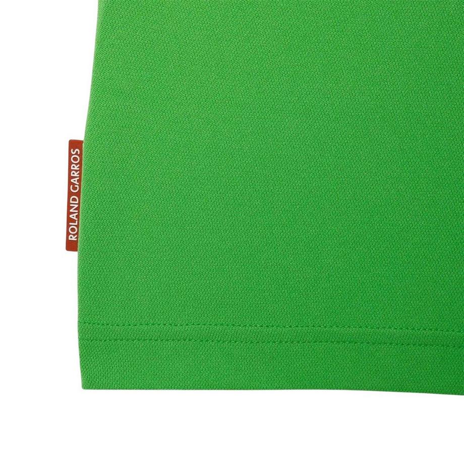 LACOSTE  Polo Manches Courtes Tennis Motiftyle À Rayures Roland Garros Edition 