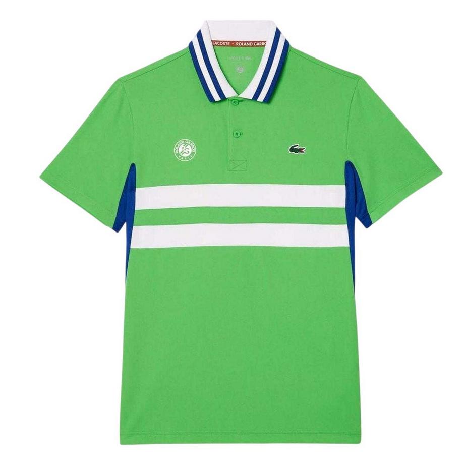 Polo Manches Courtes Tennis Motiftyle À Rayures Roland Garros Edition