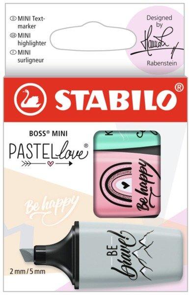 STABILO STABILO BOSS MINI Pastell 2.0 07/03-49 Etui 3 Stk.  