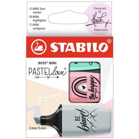 STABILO STABILO BOSS MINI Pastell 2.0 07/03-49 Etui 3 Stk.  