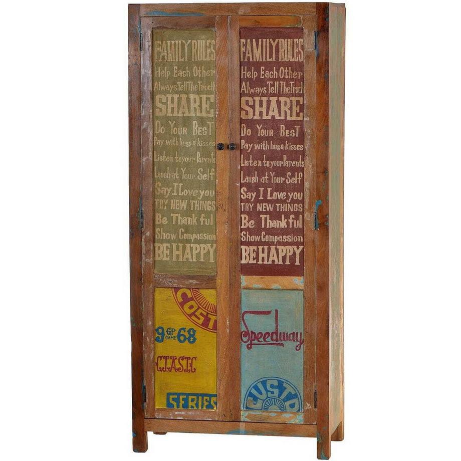 mutoni Schrank Bright Retro natur bunt  