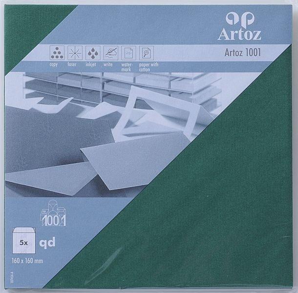 Artoz ARTOZ Couverts 1001 160x160mm 100g, racing green 5 Stück  