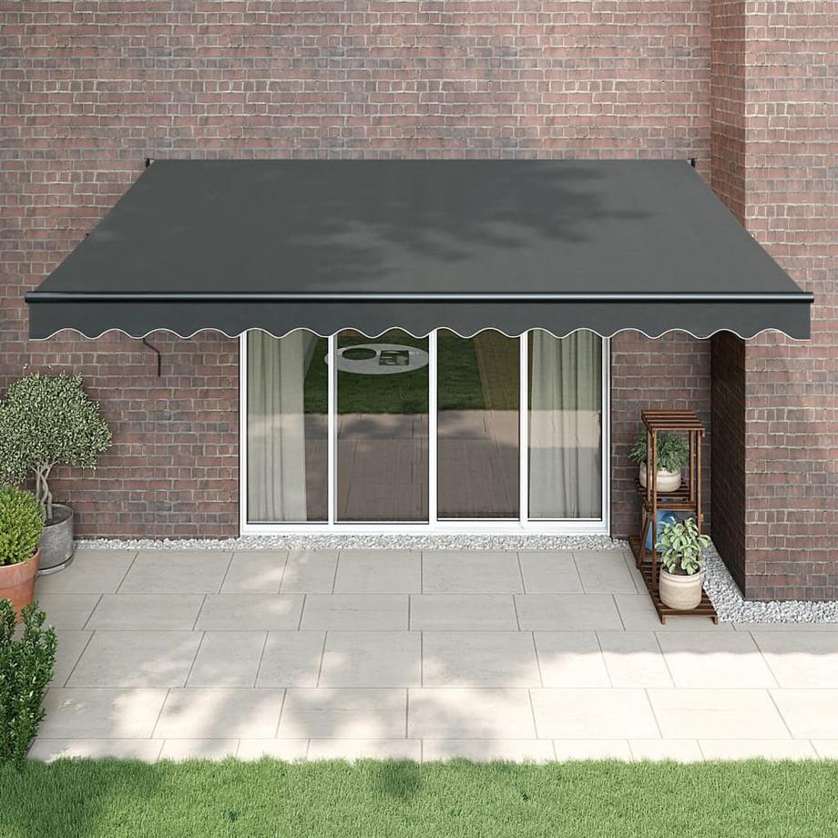 VidaXL tenda da sole retrattile Tessuto  