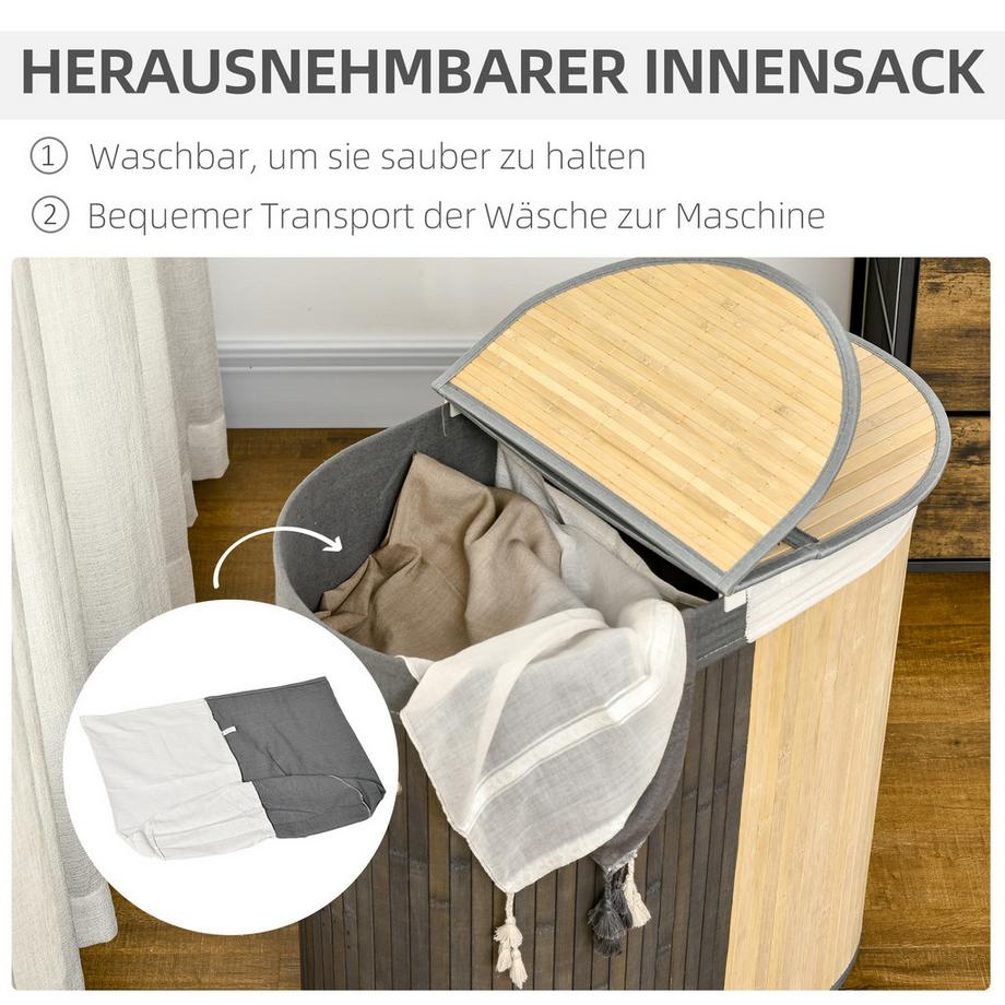HOMCOM panier à linge  