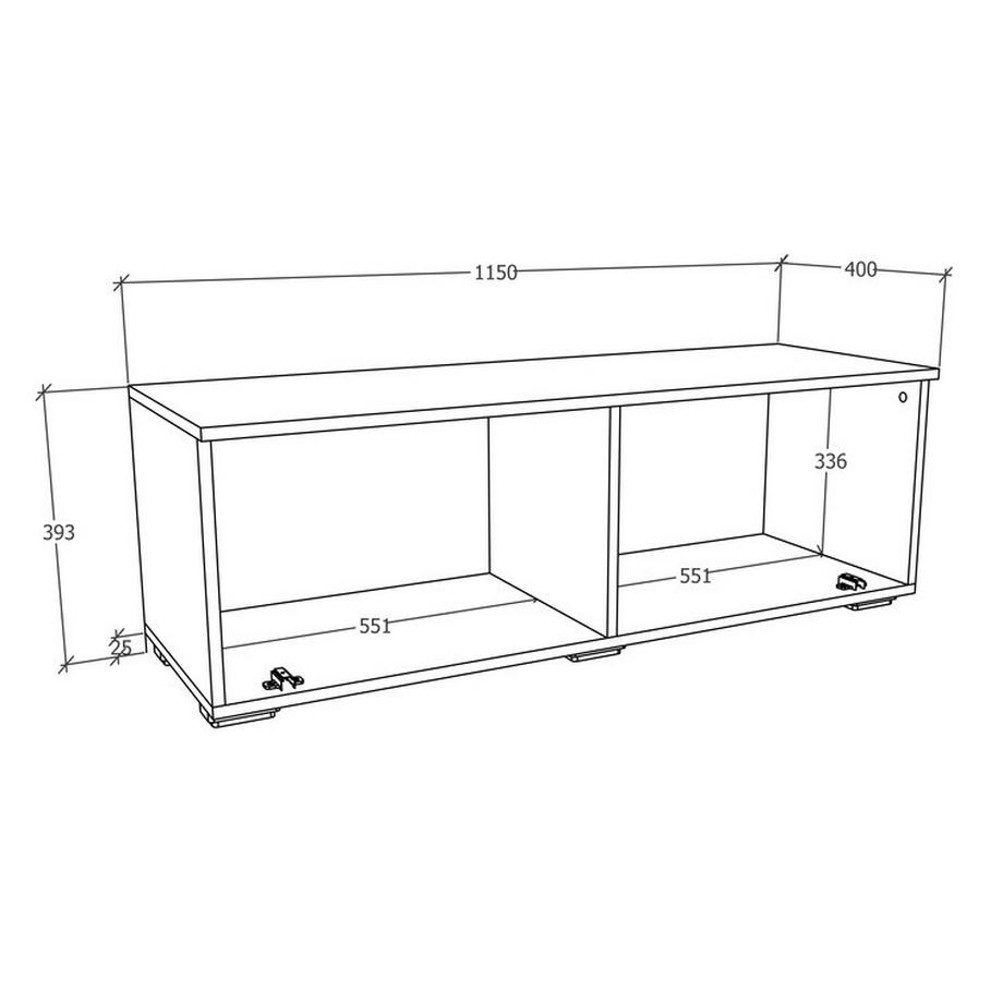 VCM Bois TV Lowboard Meuble armoire TV Table console Table TV Arila M Bois TV Lowboard Meuble armoire TV Table console Table TV Arila M  