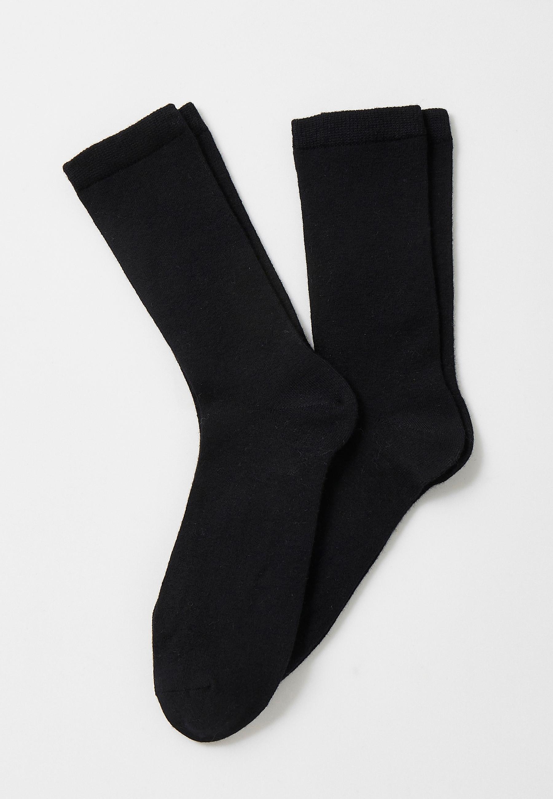 Image of 2er-pack Wadensocken Mit Kaschmir Herren Schwarz 42-44