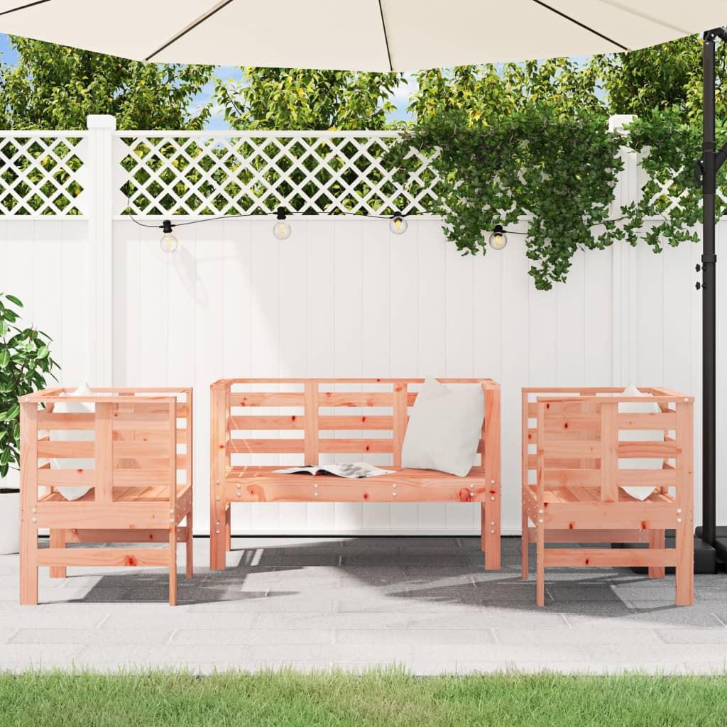 VidaXL set di mobili da giardino Legno di douglas  