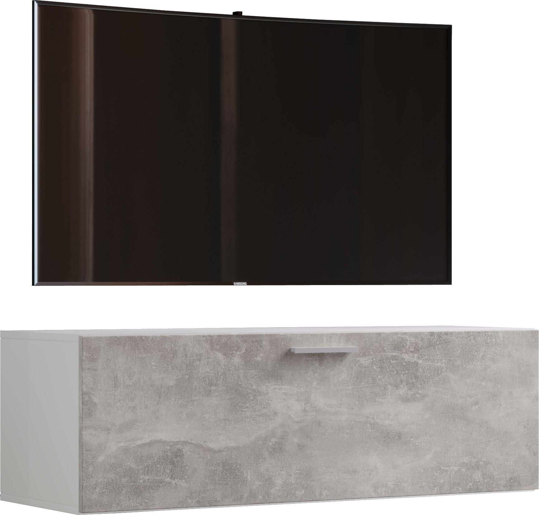 Image of Holz TV Wandboard Hänge Lowboard Fernsehschrank hängend Wandschrank Tisch Fernso Holz TV Wandboard Hänge Lowboard Fernsehschrank hängend Wandschrank Tisch Fernso