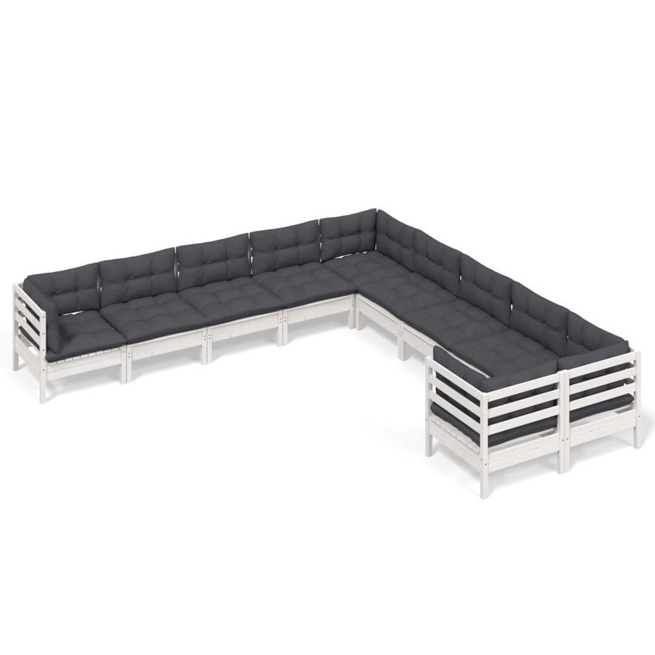 VidaXL Garten-lounge-set kiefernholz  