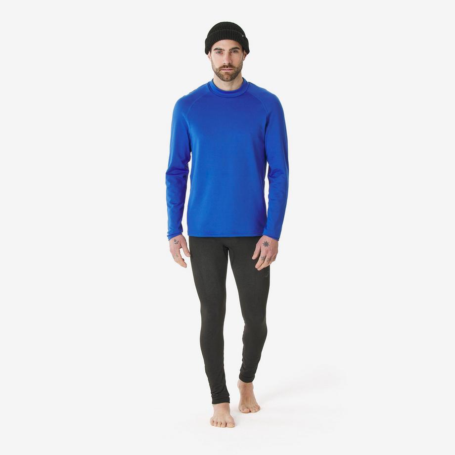WEDZE  Sous-vêtement thermique de ski chaud et respirant homme, BL 500 bleu 