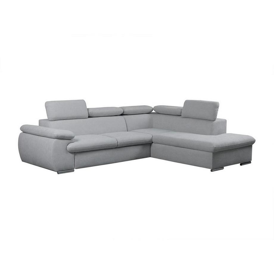Ecksofa mit Schlaffunktion Bettkasten FABIEN Ecke Rechts