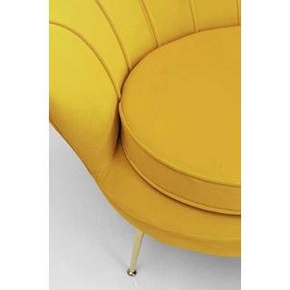 KARE Design Sofa Water Lily 2-Sitzer gelb 132  