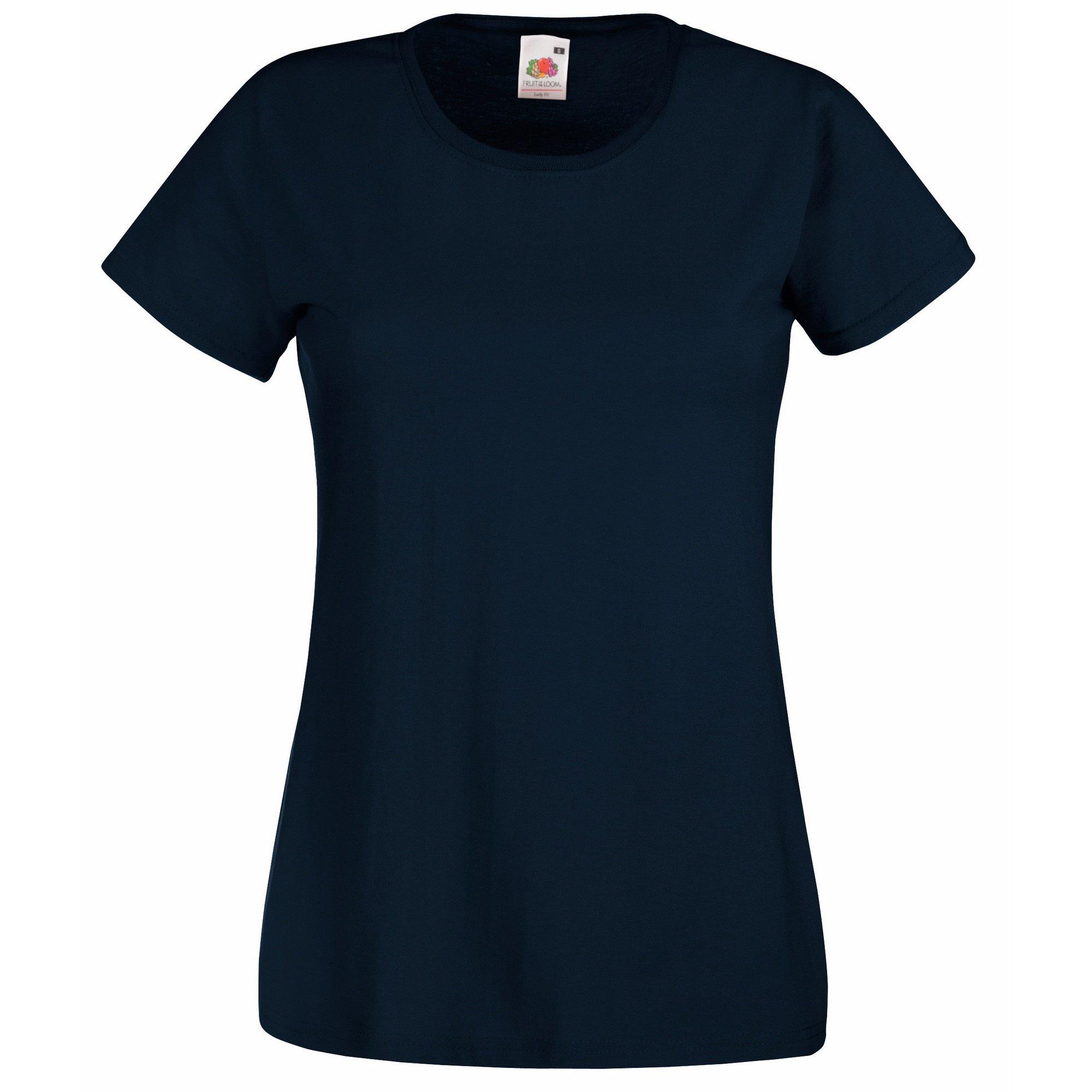 Image of Ladyfit Tshirt Damen Marine XL