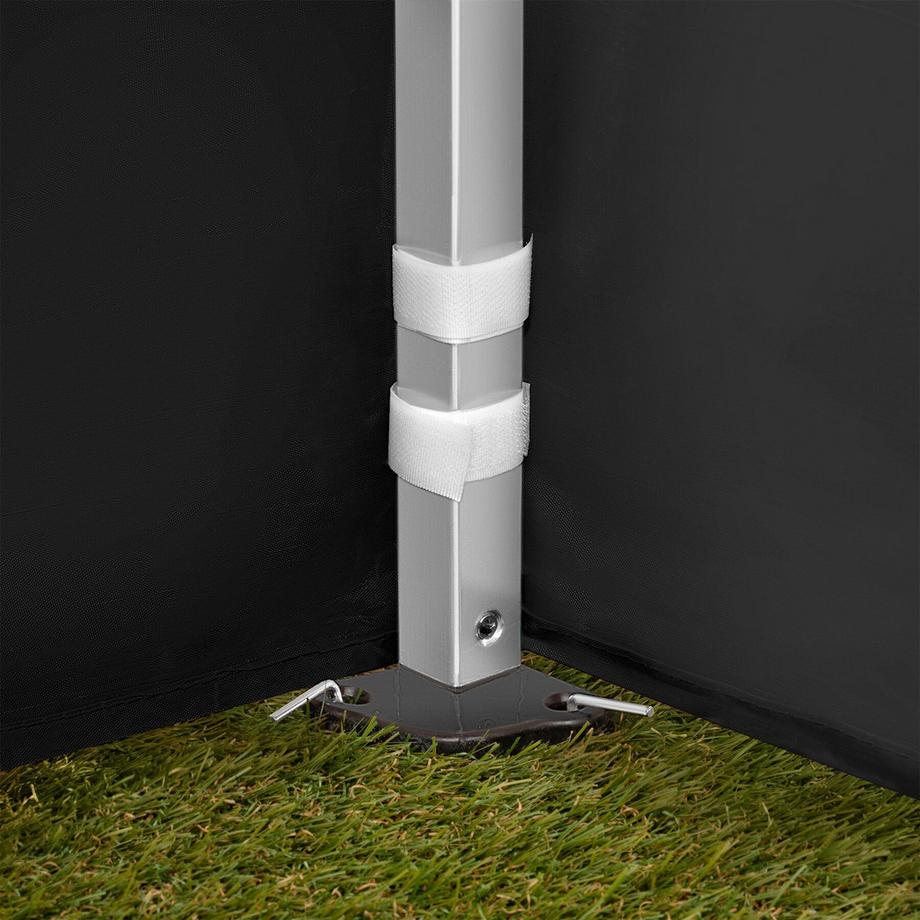Tectake Pavillon Viola mit Aluminiumgestell 6 x 3 m, faltbar und höhenverstellbar  