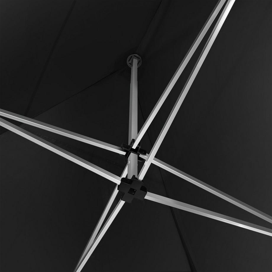 Tectake Pavillon Viola mit Aluminiumgestell 6 x 3 m, faltbar und höhenverstellbar  
