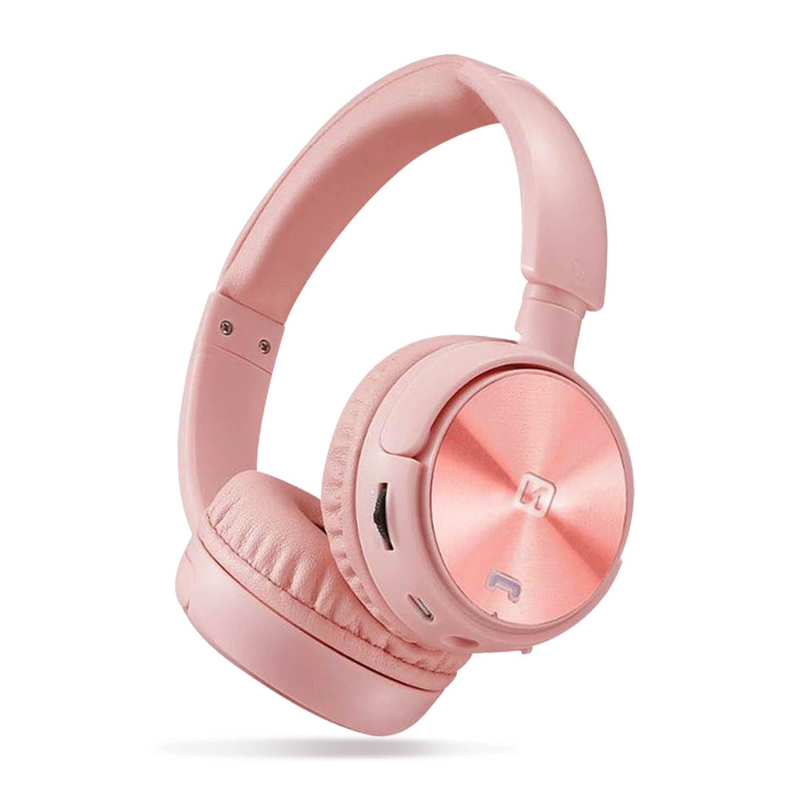 SWISSTEN  Cuffie Bluetooth Swissten Trix - Rosa 