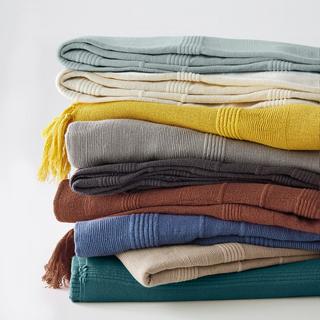 La Redoute Intérieurs Nedo Copriletto con frange  