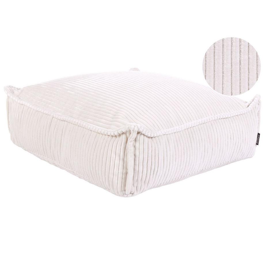 Pouf aus Samtstoff Minimalistisch ALLOZAI