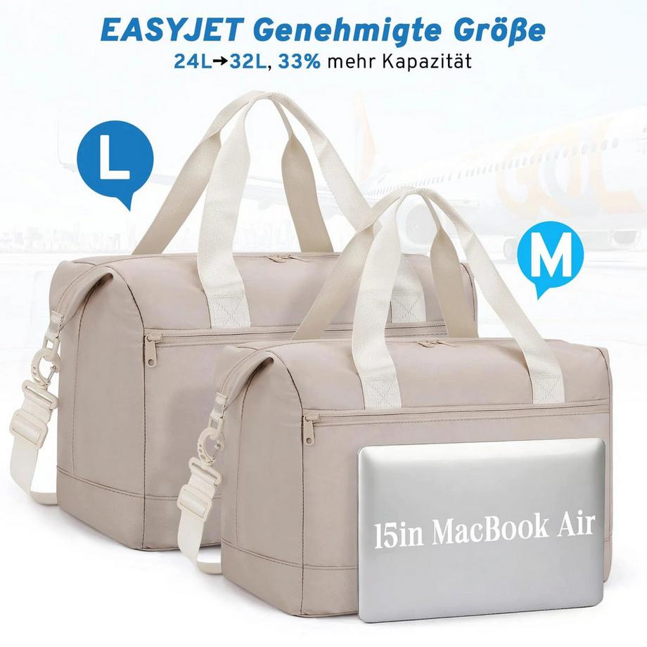 Only-bags.store Faltbare Handgepäcktasche unter dem Sitz  