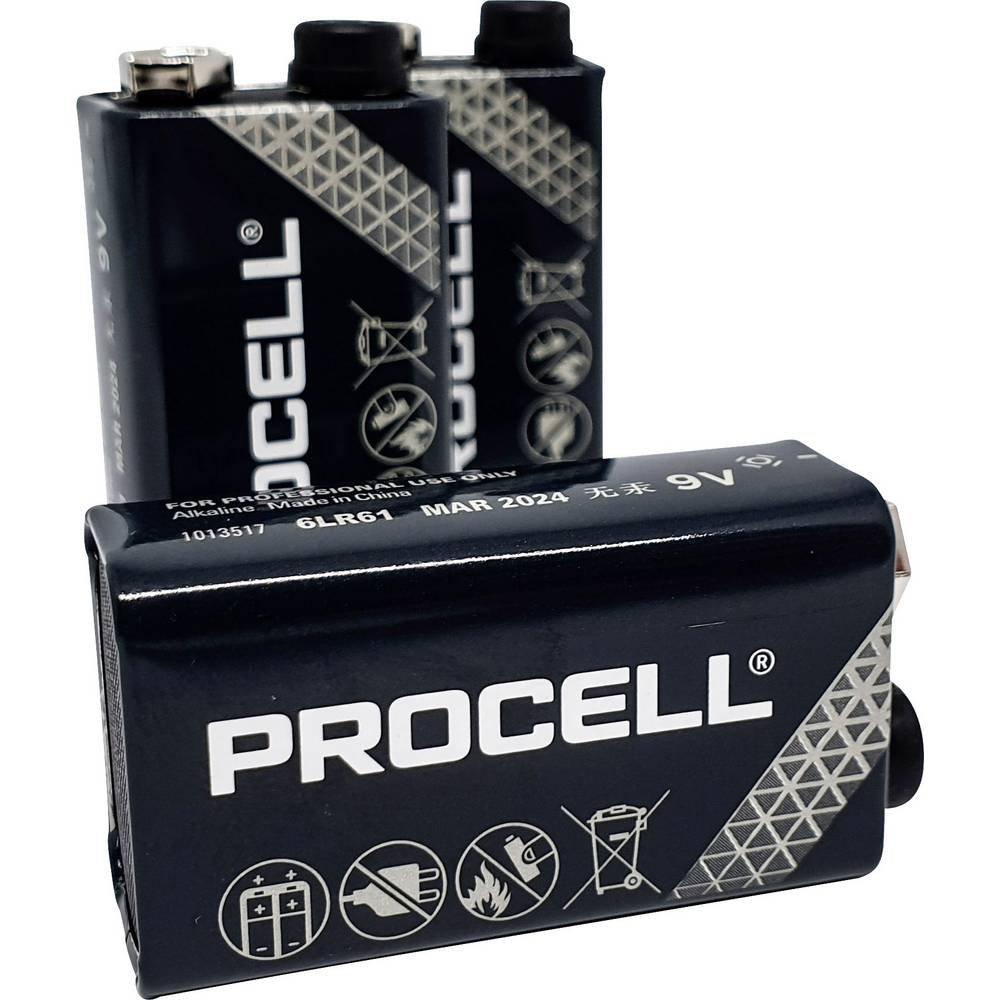 DURACELL  Procell Industrial 9 V Block-Batterie Alkali-Mangan 9 V 10 St. 