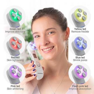 InnovaGoods Appareil Multifonctionnel pour Massage Facial - RF/EMS  