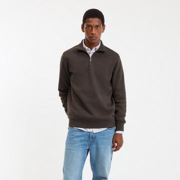 Sweat zippé col camionneur