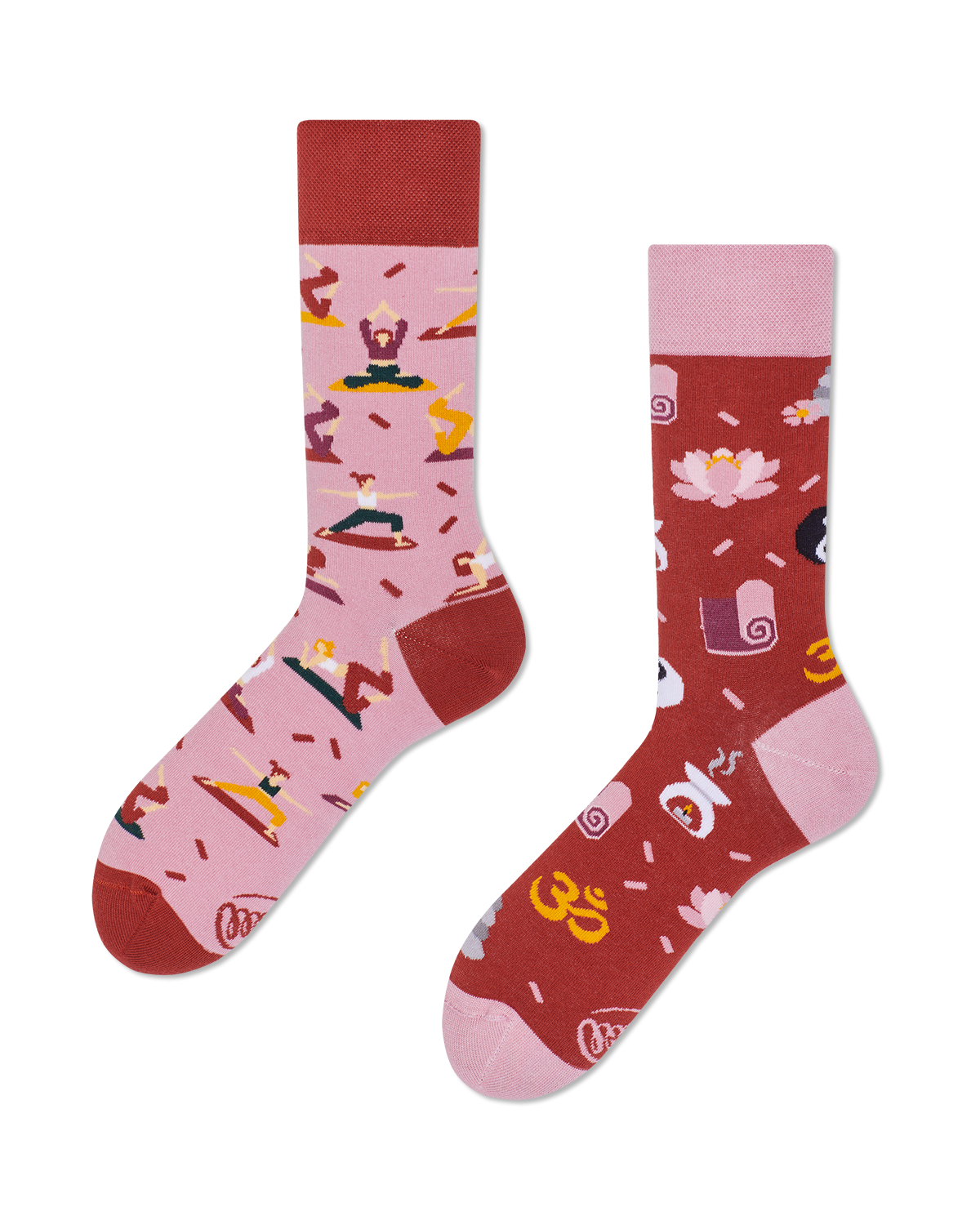 Many Mornings  Namaste Socks - Many Mornings 