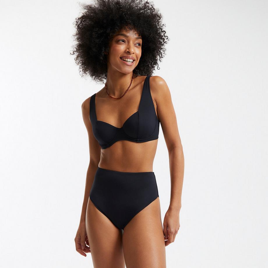 La Redoute Collections Signature Bikini-Slip mit hohem Bund  