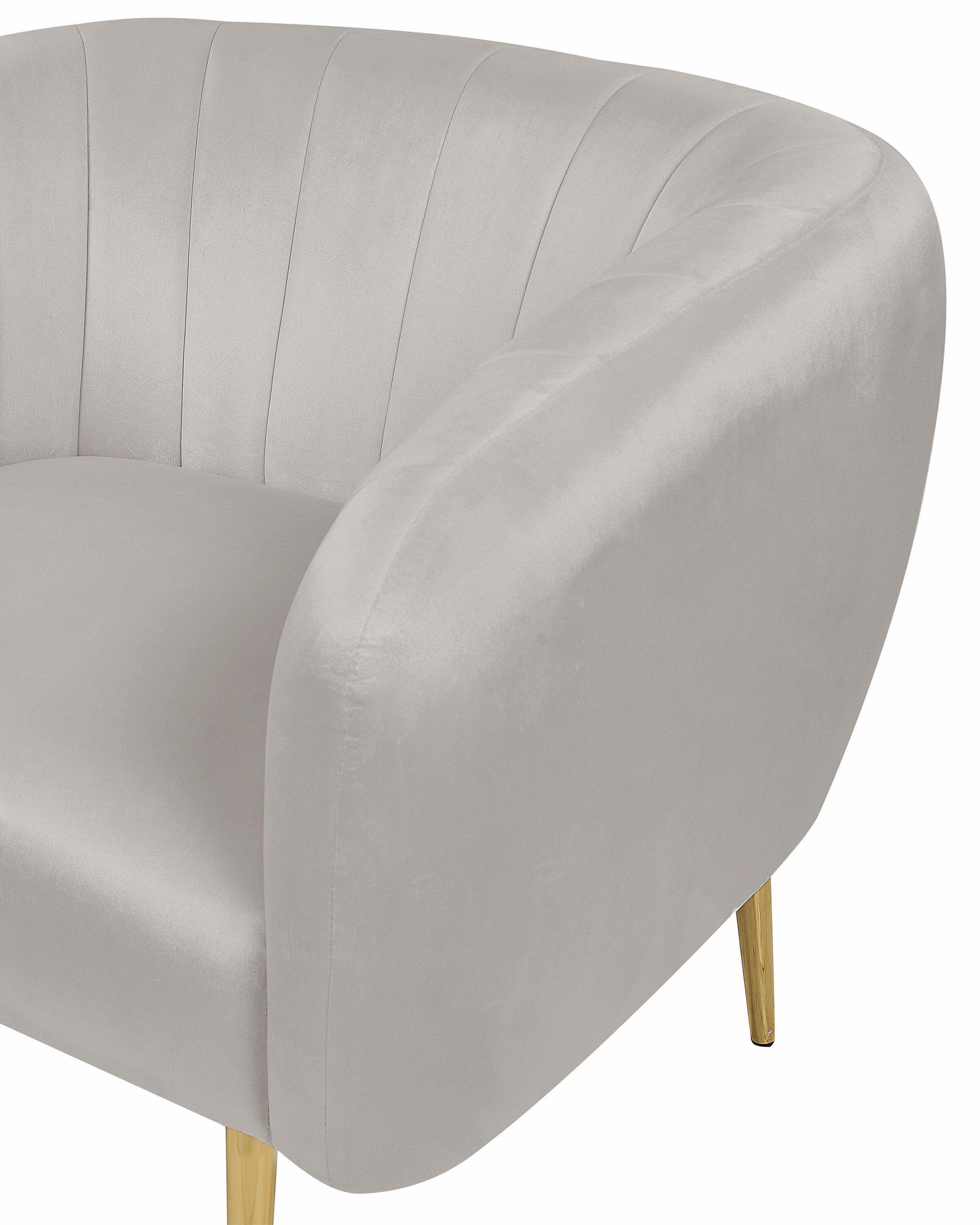 Beliani Fauteuil en Velours Glamour LACONIA  