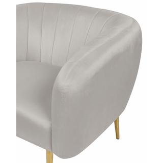 Beliani Fauteuil en Velours Glamour LACONIA  