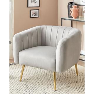 Beliani Fauteuil en Velours Glamour LACONIA  