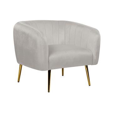 Fauteuil en Velours Glamour LACONIA