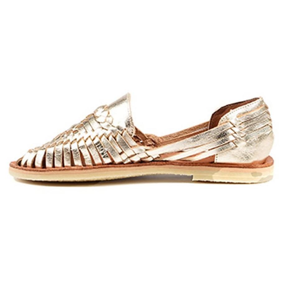 MAPACHE Alegre-36 Mocassins en Cuir Métallisé  