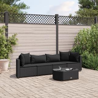 VidaXL Gartensofagarnitur poly-rattan  