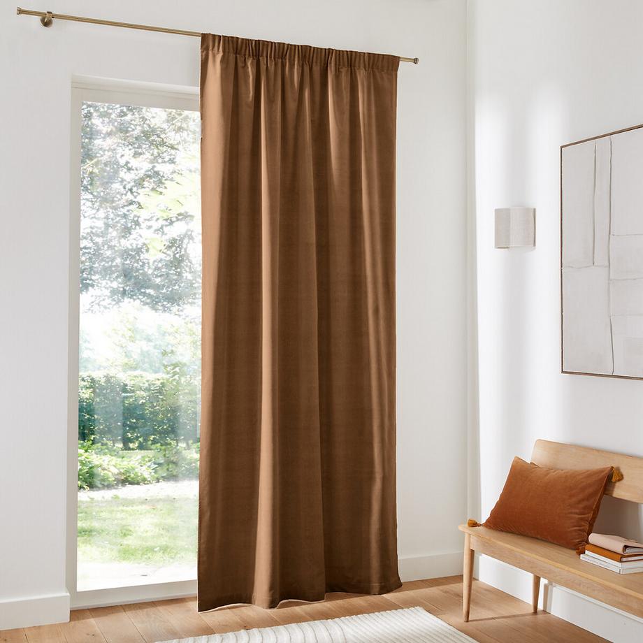 La Redoute Intérieurs  Rideau velours galon fronceur 