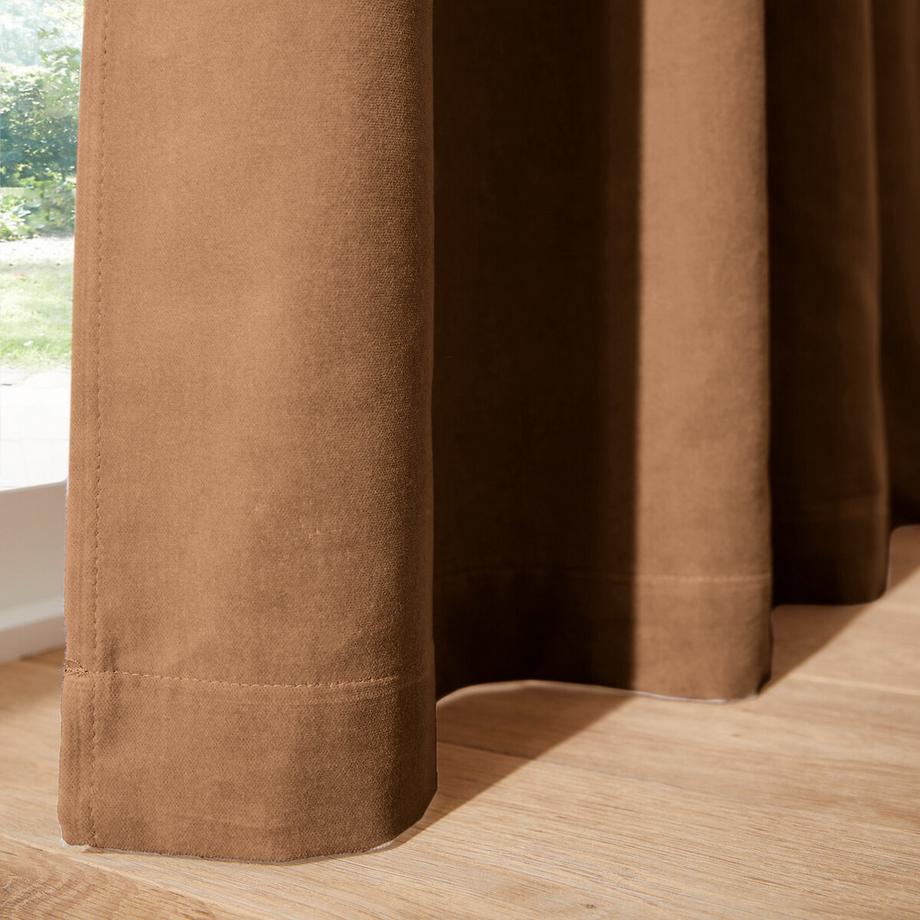 La Redoute Intérieurs  Rideau velours galon fronceur 