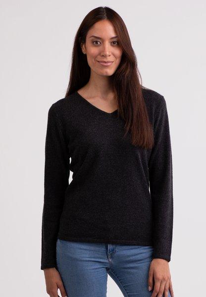 CASH-MERE.CH  Kaschmir V-Ausschnitt Pullover 