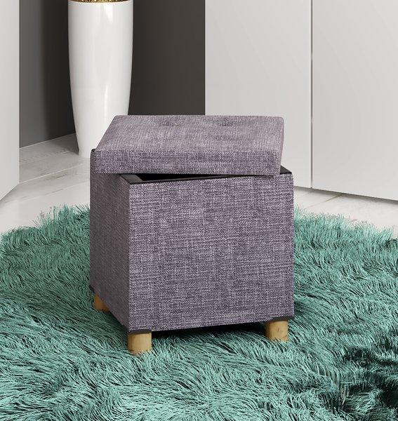 VCM Tissu Coffre de siège Banc Coffre Boîte de rangement Cube Sizos M Tissu Coffre de siège Banc Coffre Boîte de rangement Cube Sizos M  