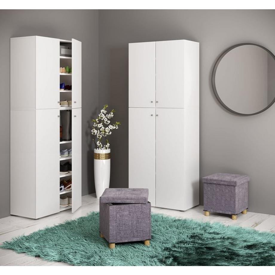 VCM Tissu Coffre de siège Banc Coffre Boîte de rangement Cube Sizos M Tissu Coffre de siège Banc Coffre Boîte de rangement Cube Sizos M  